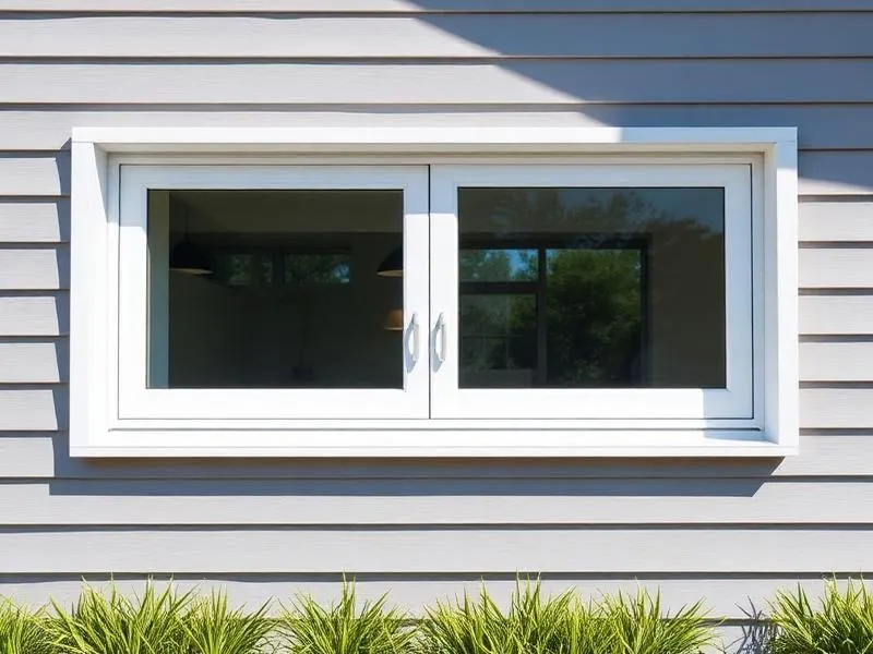 Sliding replacement window on a residential home